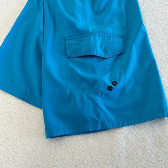 OP Ocean Pacific OPFlex Board Shorts Men's 4 Way Stretch Swim Trunk Blue Size 32 - Picture 7 of 9